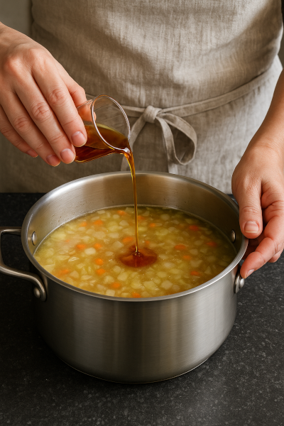 Gastrikken hældes i suppe
